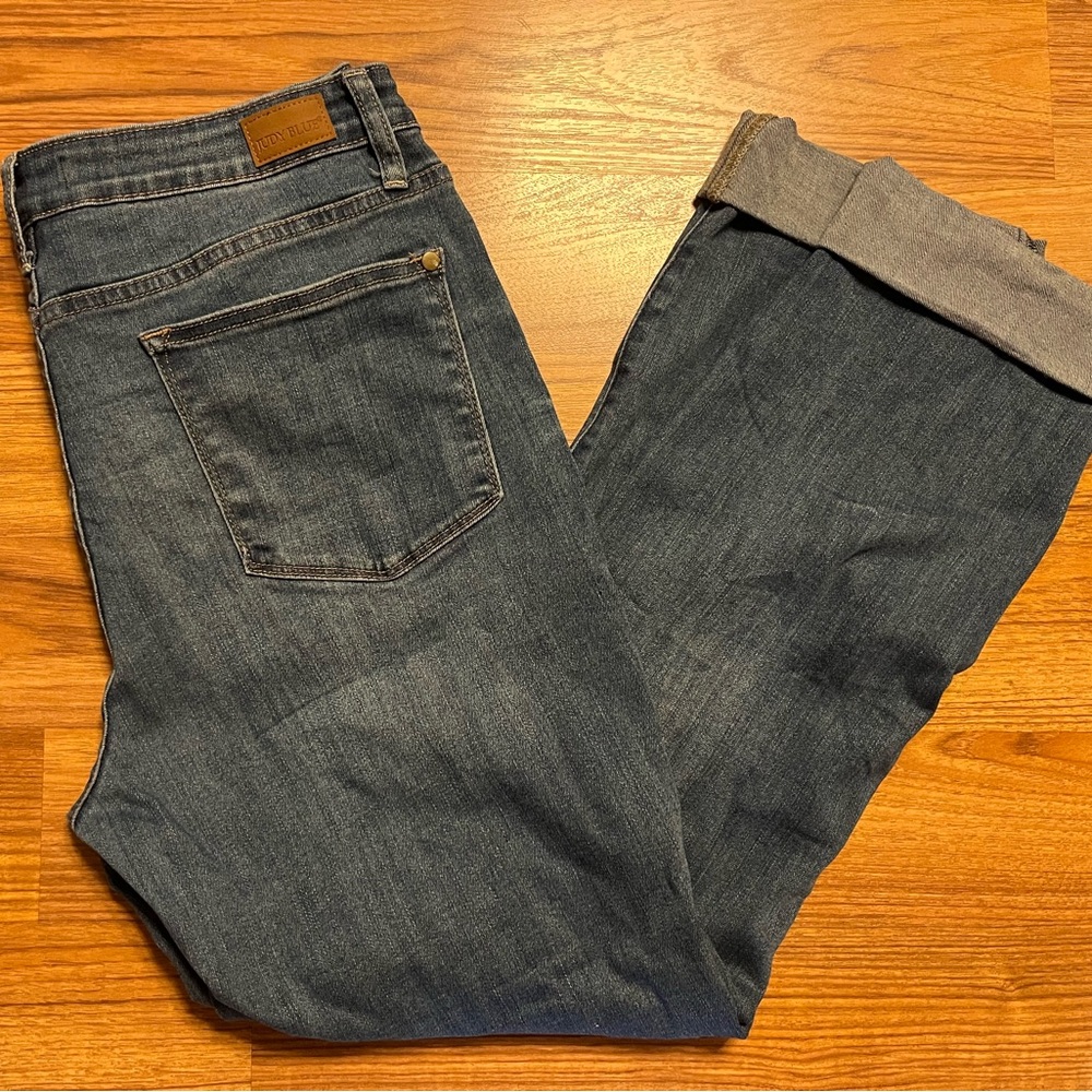 Judy Blue Boyfriend Cuffed Jeans
